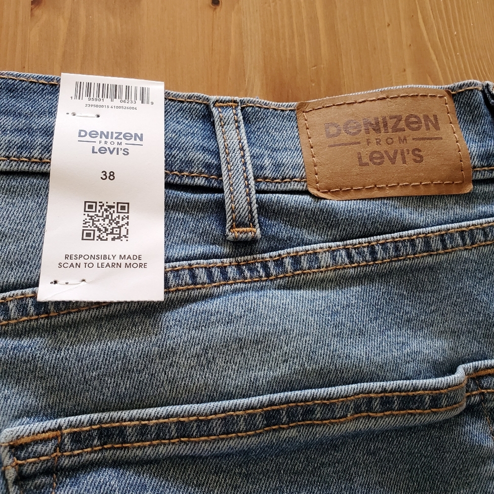 DENIZEN from Levi's Men's Slim Denim 9" Jean Shorts super flex - Vintage - Picture 6 of 11